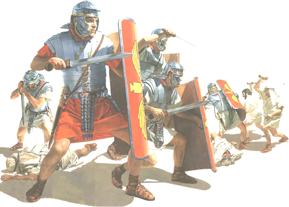 roman legionaries
